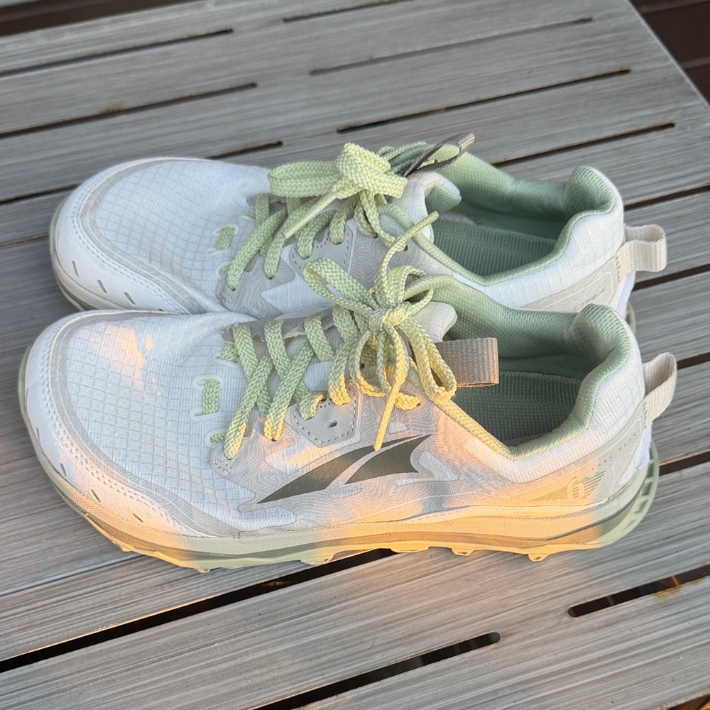 Altra White and Mint Athletic Shoes